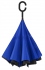 RU-6 - manuální holový deštník inside out - černá, modrá